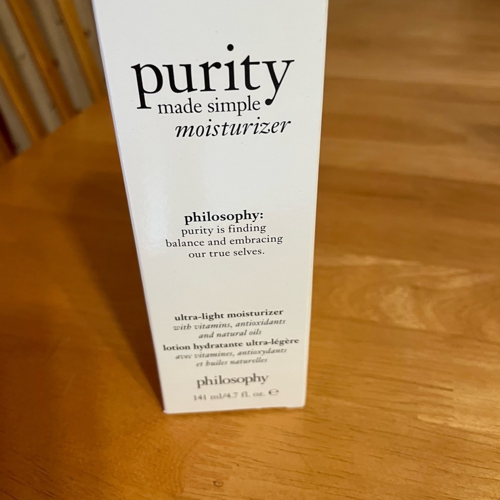 Purity Made Simple Moistutizer
